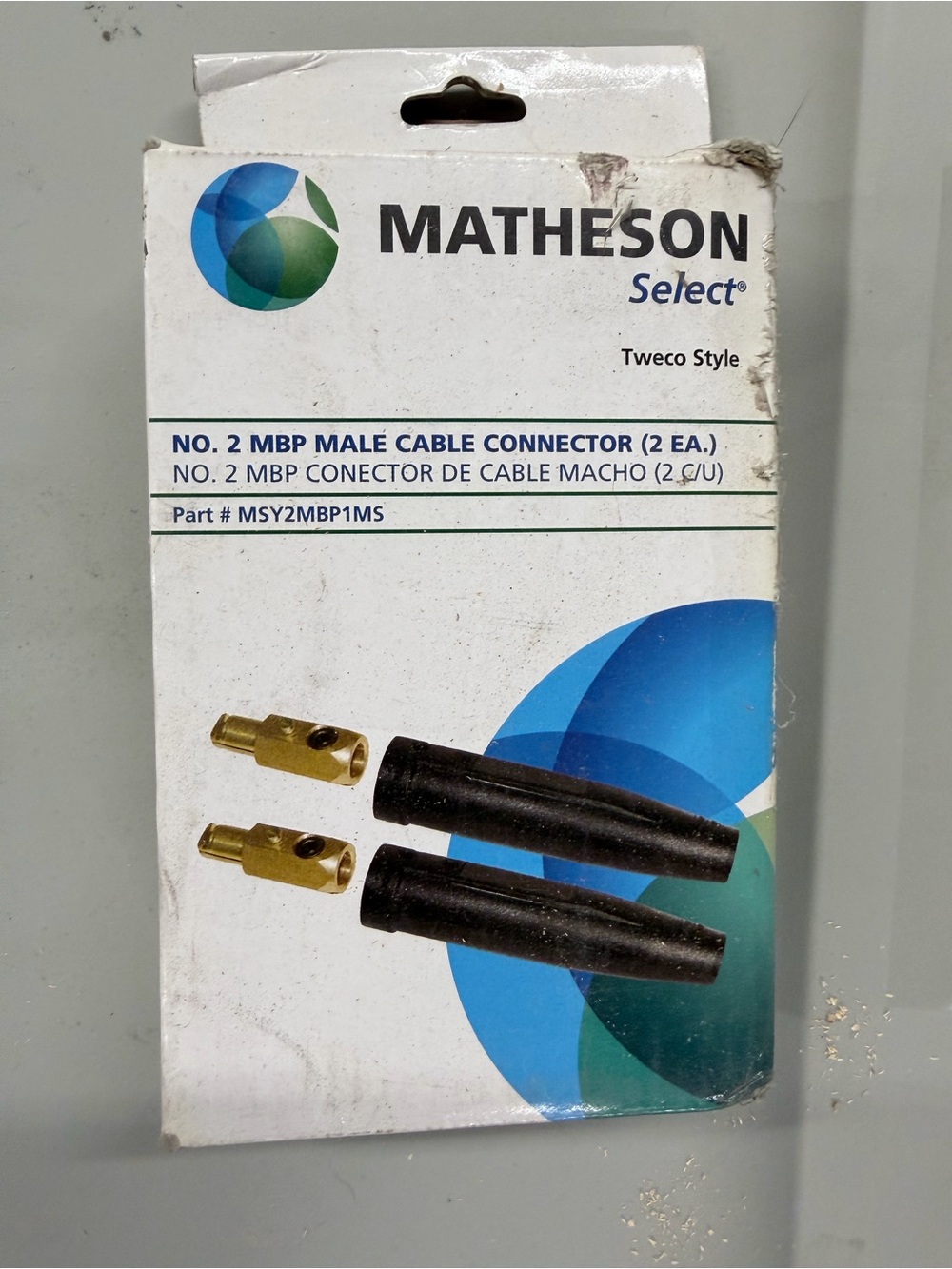 Welding cable, connectors Black Male Cable Connectors (2 Pack) - Picture 2 of 5